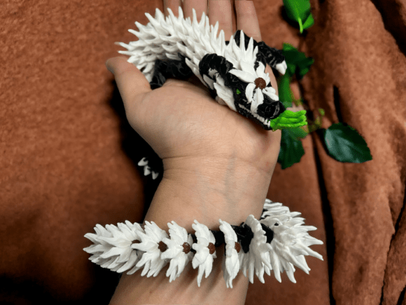 Download Articulated Flower Dragon - Premium Bundle