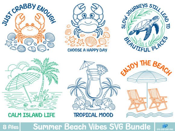 Download Summer Beach Vibes SVG Bundle - Summer beach vibes svg Collection